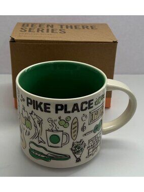 Starbucks Coffee Been There Series Pike Place Market Mug Pin Drop Collection
